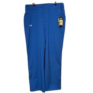 Under Armour Storm Proof blue waterproof rain snow pants womens size large new